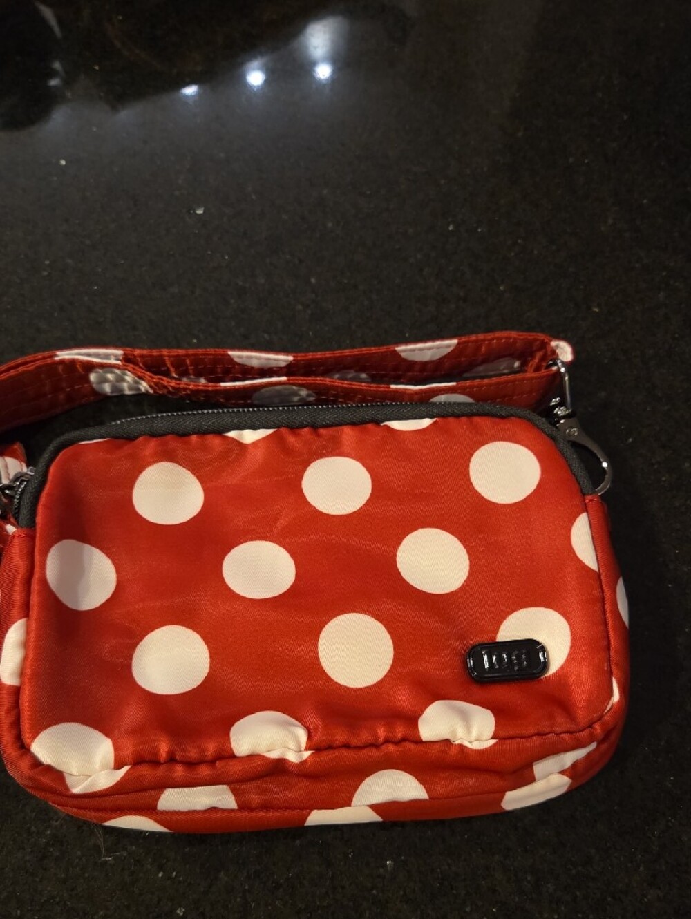 Lug Red Polka Dot Crossbody-Minnie Mouse - Picture 2 of 6